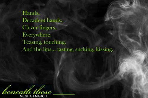 Abstract smoke on black background.